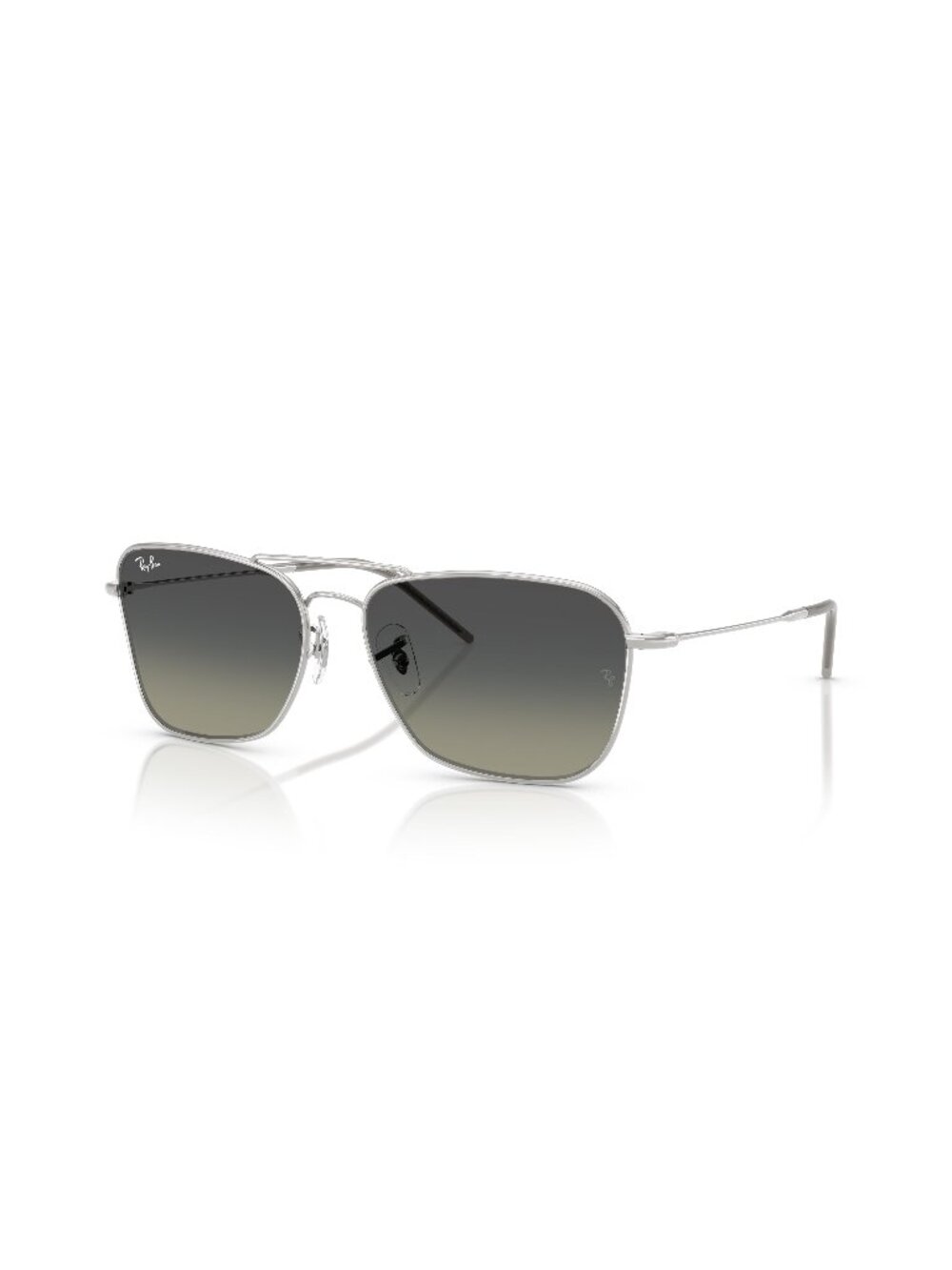New Ray-Ban Unisex Sunglasses Silver Grey Lens Metal Frame Ray Ban RBR0102S 003